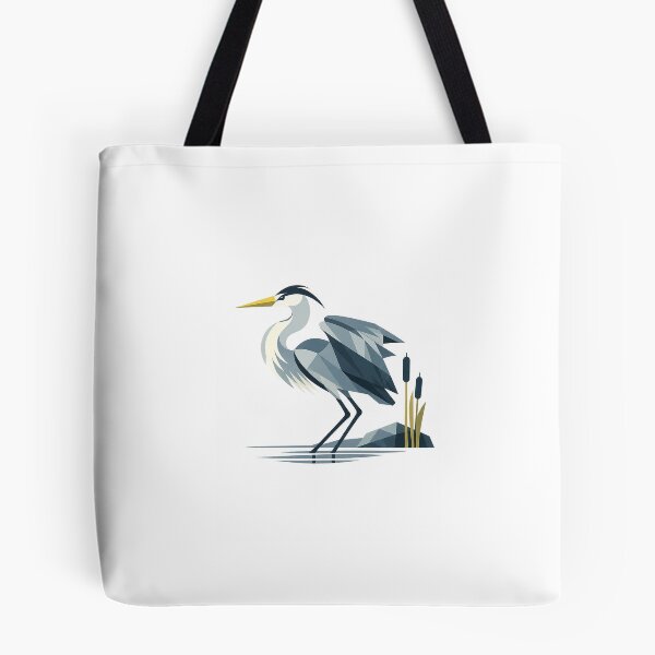 Item preview, Silent Grey Heron – Takeoff Preparation designed and sold by Norvian.