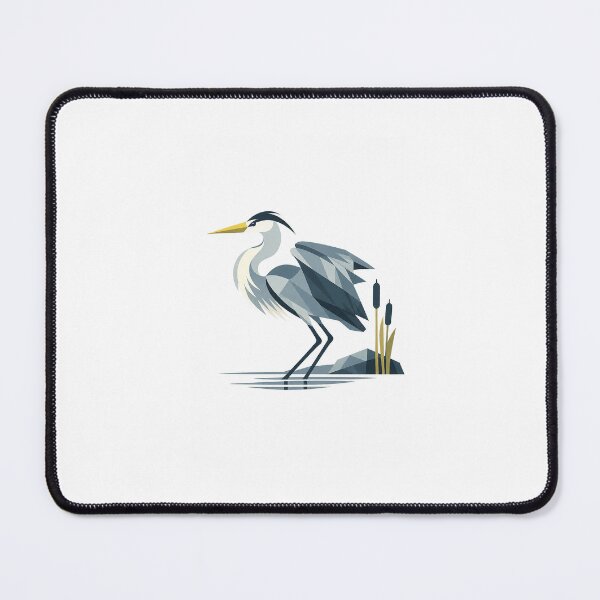 Item preview, Silent Grey Heron – Takeoff Preparation designed and sold by Norvian.