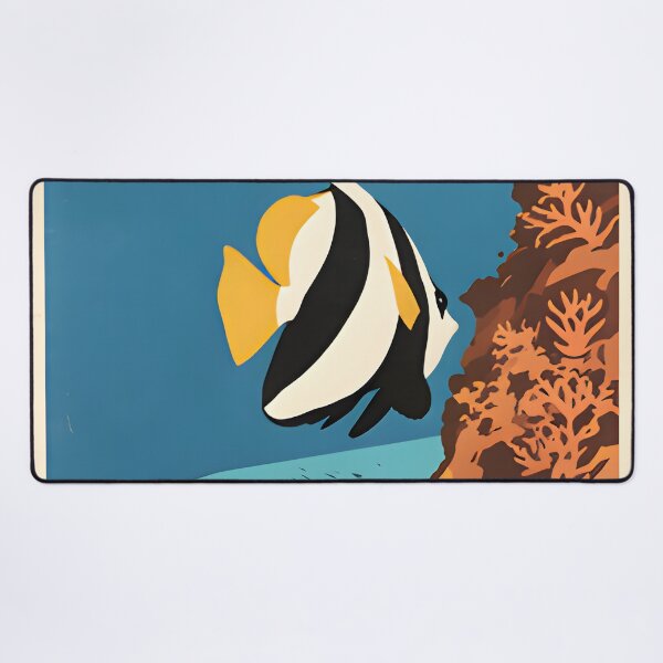 Item preview, Krabi Coral Reef Symphony – Vintage Marine Poster designed and sold by Spirit of Siam.