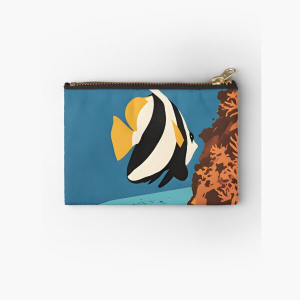 Item preview, Krabi Coral Reef Symphony – Vintage Marine Poster designed and sold by Spirit of Siam.
