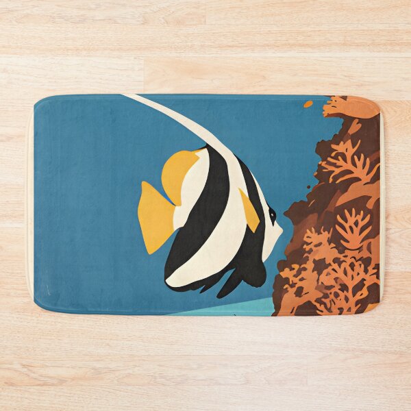 Item preview, Krabi Coral Reef Symphony – Vintage Marine Poster designed and sold by Spirit of Siam.