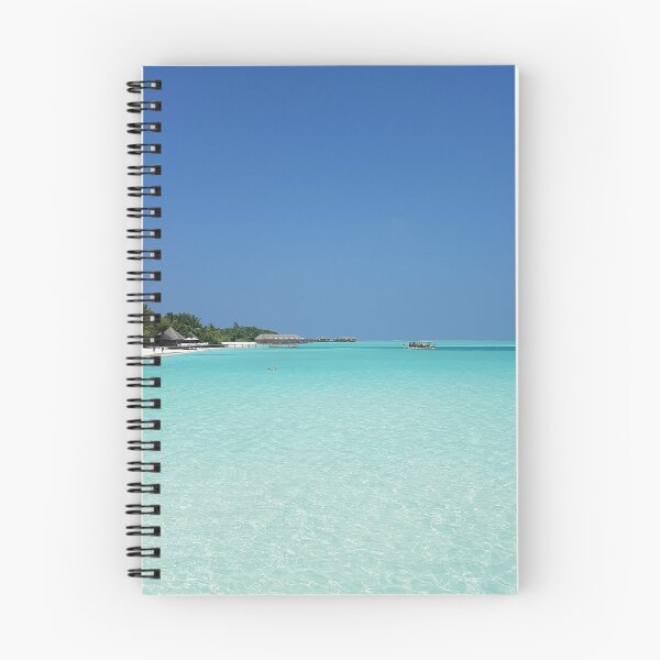 Item preview, beach tropical white sand turquoise water designed and sold by Mypixieart.