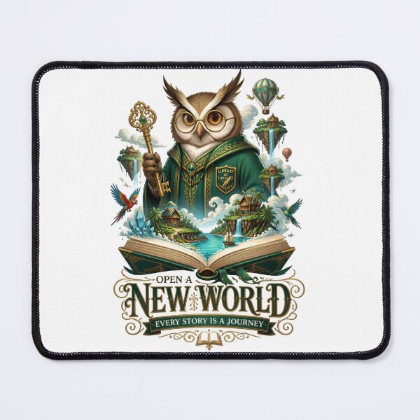 Item preview, Open A New World Owl Explorer designed and sold by Sovereign Supply Co..