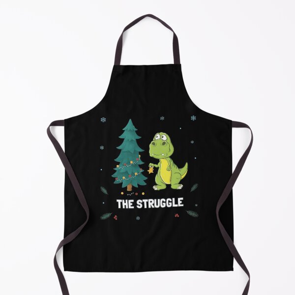 Item preview, The Struggle Dinosaur Decorating Christmas Tree designed and sold by LAZARIO-ZMB.