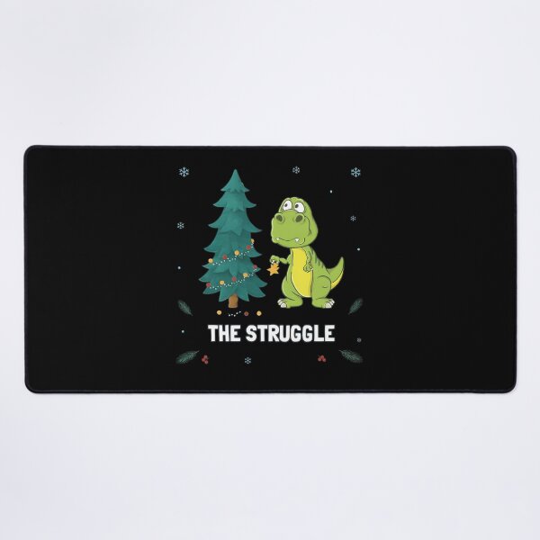 Item preview, The Struggle Dinosaur Decorating Christmas Tree designed and sold by LAZARIO-ZMB.