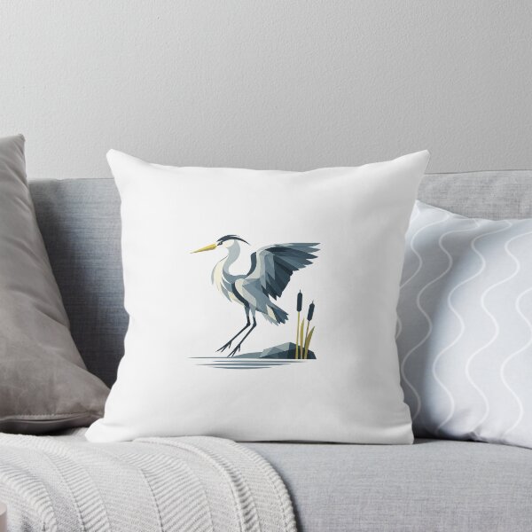 Item preview, Silent Grey Heron – Landing Approach designed and sold by Norvian.