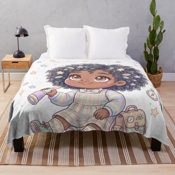 Item preview, Cute Little Explorer Girl Pastel Sticker designed and sold by dulcemaribella.