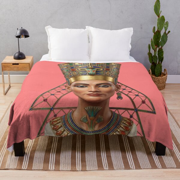 Item preview, Queen Nefertiti Portrait | Ancient Egyptian Queen and Royal Heritage Art designed and sold by Queen Cleopatra.