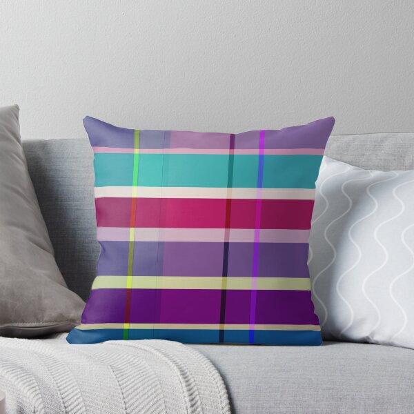 Item preview, Vibrant Jewel Tone Plaid - Colorful Geometric Retro Tartan Pattern designed and sold by Caterina@.
