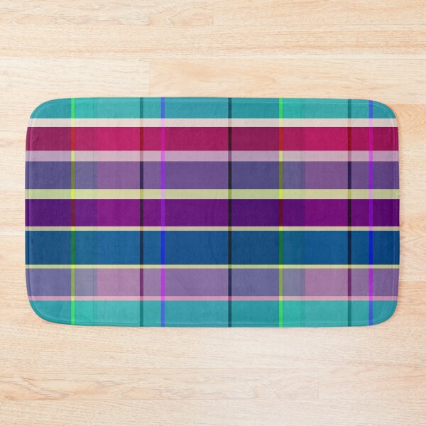 Item preview, Vibrant Jewel Tone Plaid - Colorful Geometric Retro Tartan Pattern designed and sold by Caterina@.