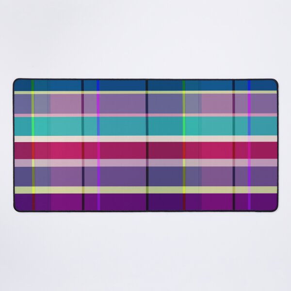 Item preview, Vibrant Jewel Tone Plaid - Colorful Geometric Retro Tartan Pattern designed and sold by Caterina@.