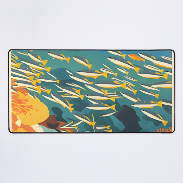 Item preview, Krabi Coral Reef Symphony – Vintage Marine Poster designed and sold by Spirit of Siam.