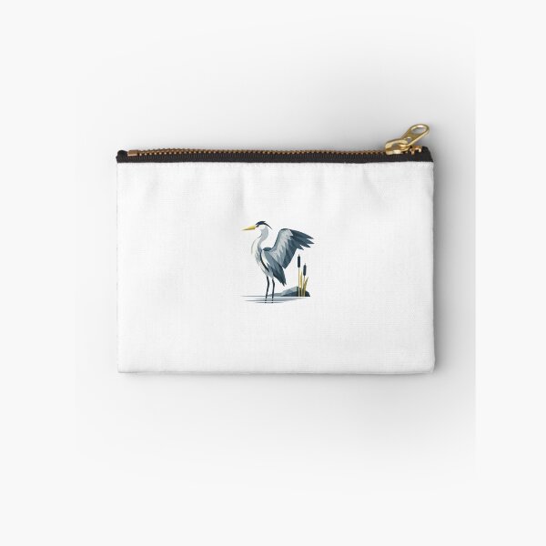 Item preview, Silent Grey Heron – Wing Stretch designed and sold by Norvian.