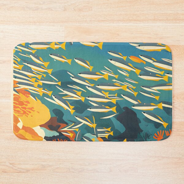 Item preview, Krabi Coral Reef Symphony – Vintage Marine Poster designed and sold by Spirit of Siam.