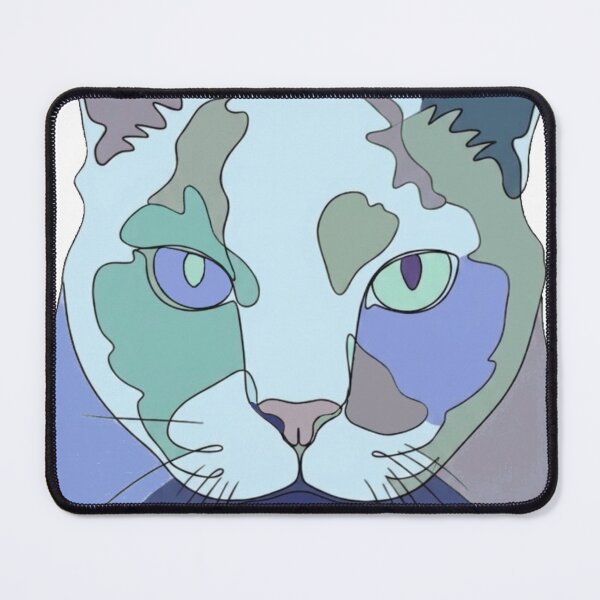 Item preview, Serene Pastel Line Art Cat designed and sold by Komatoya.