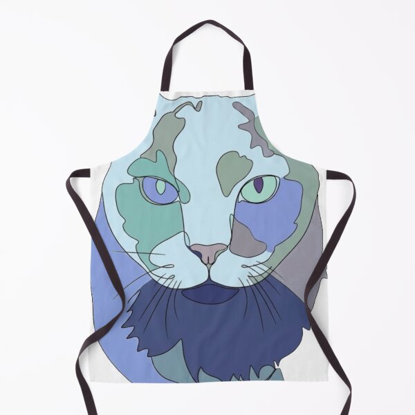 Item preview, Serene Pastel Line Art Cat designed and sold by Komatoya.
