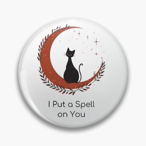 Item preview, I Put A Spell On You Shirt | Witchy Black Cat T-Shirt, Celestial Crescent Moon Tee, Boho Mystical Kitten Shirt, Spooky Season Witchcore Gift designed and sold by Good Day Design.