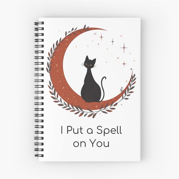 Item preview, I Put A Spell On You Shirt | Witchy Black Cat T-Shirt, Celestial Crescent Moon Tee, Boho Mystical Kitten Shirt, Spooky Season Witchcore Gift designed and sold by Good Day Design.