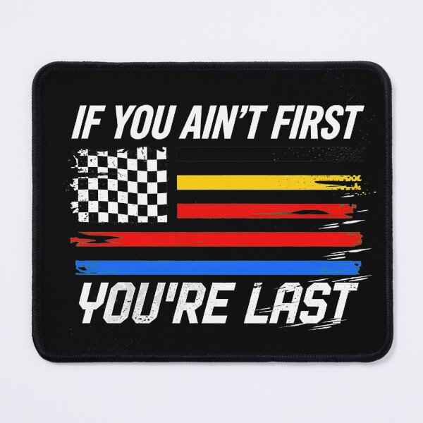 Item preview, US Flag Car Racing If You Ain_t First You_re Last designed and sold by CoupleDrawing-J.