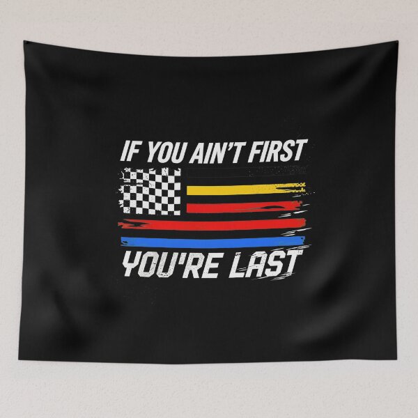 Item preview, US Flag Car Racing If You Ain_t First You_re Last designed and sold by CoupleDrawing-J.
