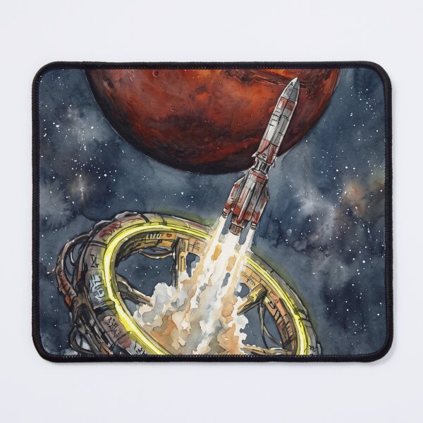 Item preview, Space Explorer Astronaut Dog on a Starry Planet designed and sold by Itjung-Room.