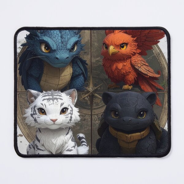 Item preview, Four Guardian Beasts Shijin Mythical Creatures designed and sold by MythicFortune .