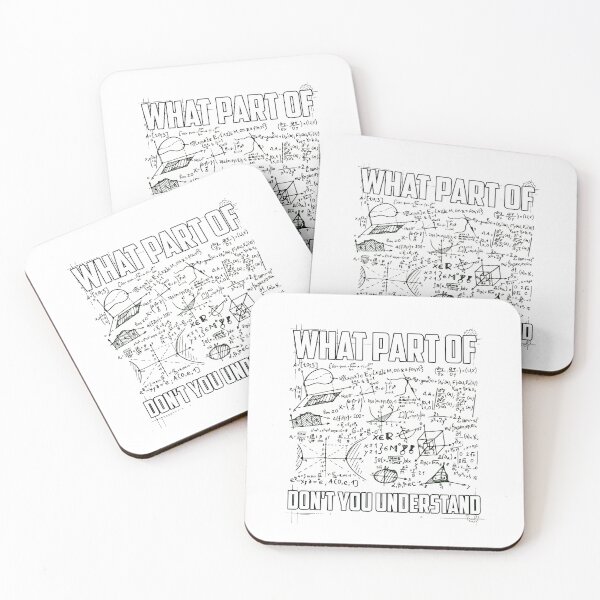 Item preview, What Part Of Don_t You Understand Funny Math Teacher designed and sold by CoupleDrawing-J.