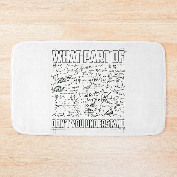 Item preview, What Part Of Don_t You Understand Funny Math Teacher designed and sold by CoupleDrawing-J.