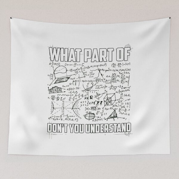Item preview, What Part Of Don_t You Understand Funny Math Teacher designed and sold by CoupleDrawing-J.