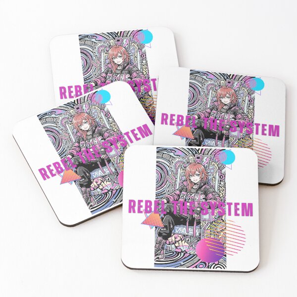 Item preview, Rebel The System Cyberpunk Anime Vaporwave Art designed and sold by rich-moda.