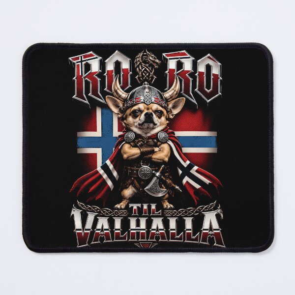 Item preview, Funny Ro Ro Til Valhalla Rowing Chihuahua designed and sold by Arens ★★★★★.