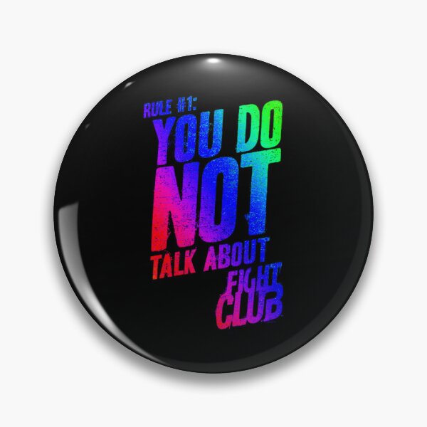 Item preview, Rule #1 – Fight Club Typography designed and sold by Wawan35200.