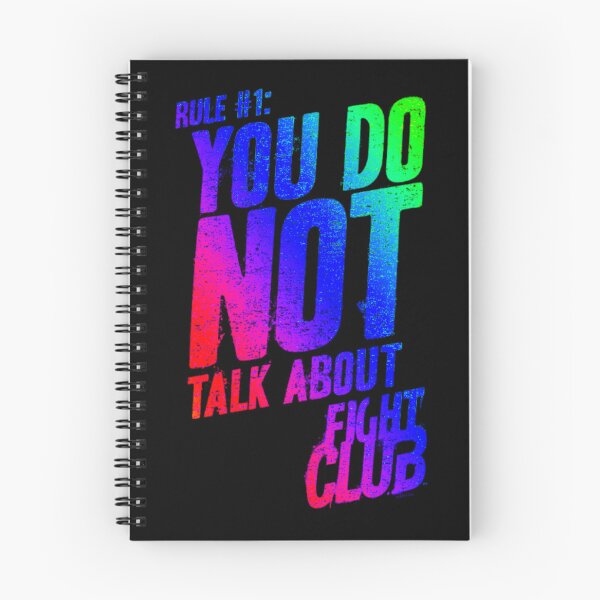 Item preview, Rule #1 – Fight Club Typography designed and sold by Wawan35200.