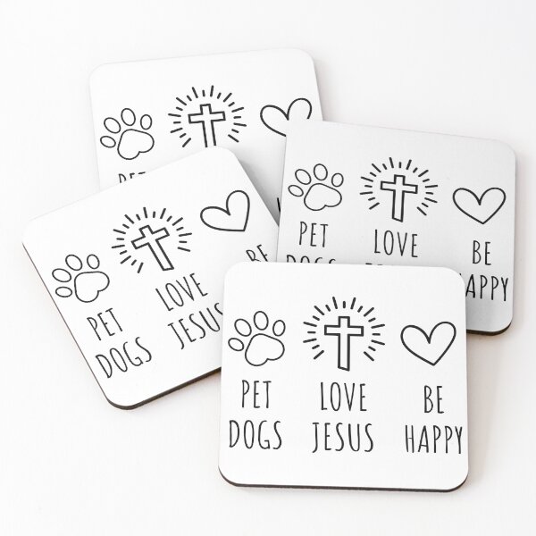 Item preview, Pet Dogs Love Jesus Be Happy Christian Design designed and sold by GiaoCalonas.