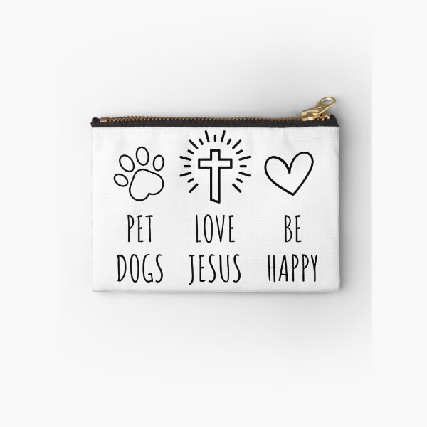Item preview, Pet Dogs Love Jesus Be Happy Christian Design designed and sold by GiaoCalonas.