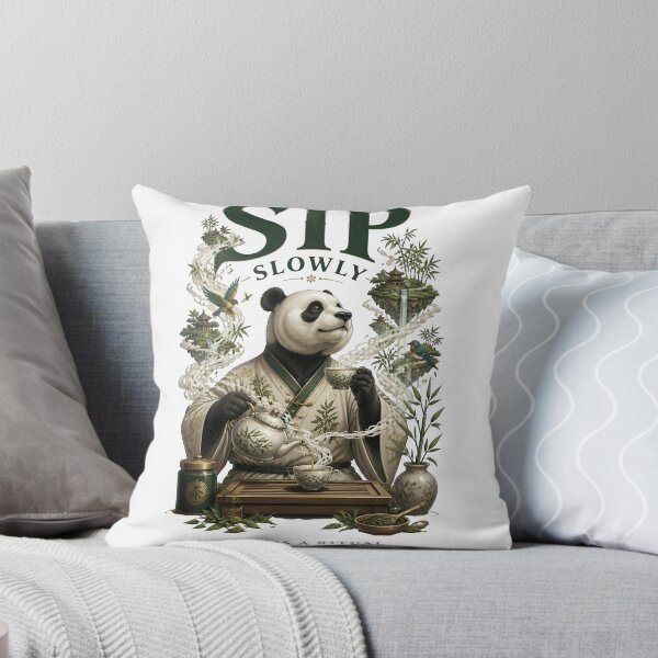 Item preview, Sip Slowly Panda Tea Time designed and sold by Sovereign Supply Co..