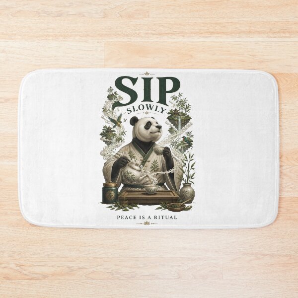 Item preview, Sip Slowly Panda Tea Time designed and sold by Sovereign Supply Co..