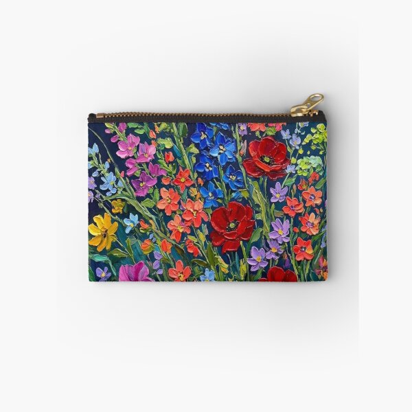 Item preview, Vibrant Wildflower Impasto Floral Art designed and sold by Global-Command.