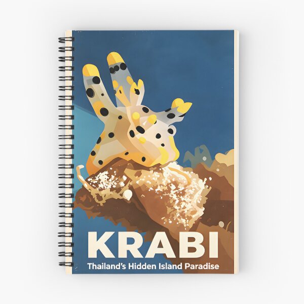 Item preview, Krabi Coral Reef Symphony – Vintage Marine Poster designed and sold by Spirit of Siam.