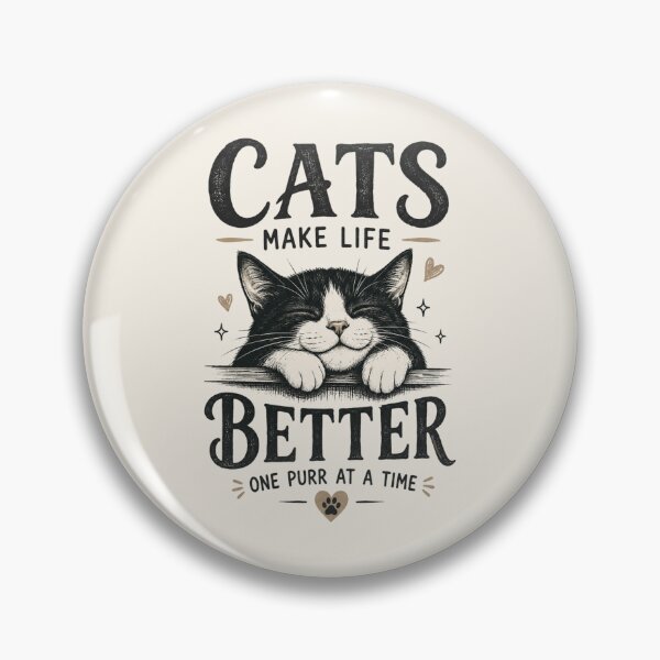 Item preview, Cats Make Life Better | Cute Sleeping Cat | Cat Lover Gift designed and sold by Made by Tamar.