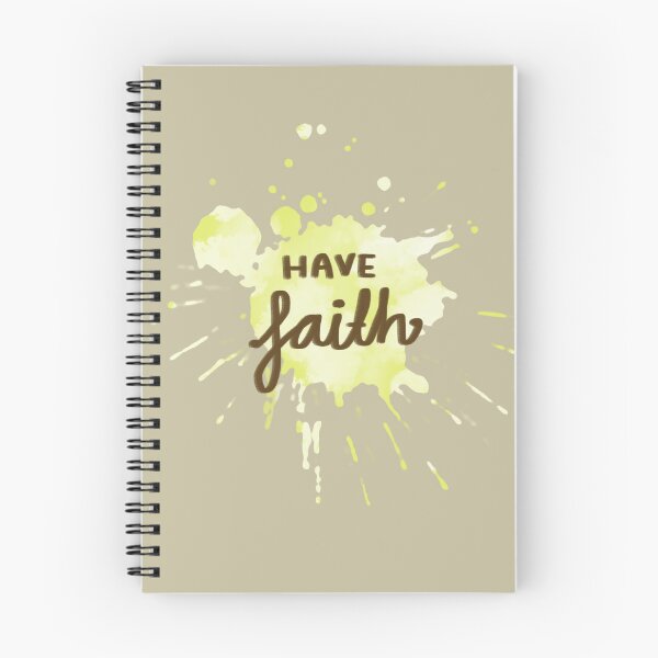 Item preview, Have Faith Positive Paint Splatter - Yellow designed and sold by Asha-Art.
