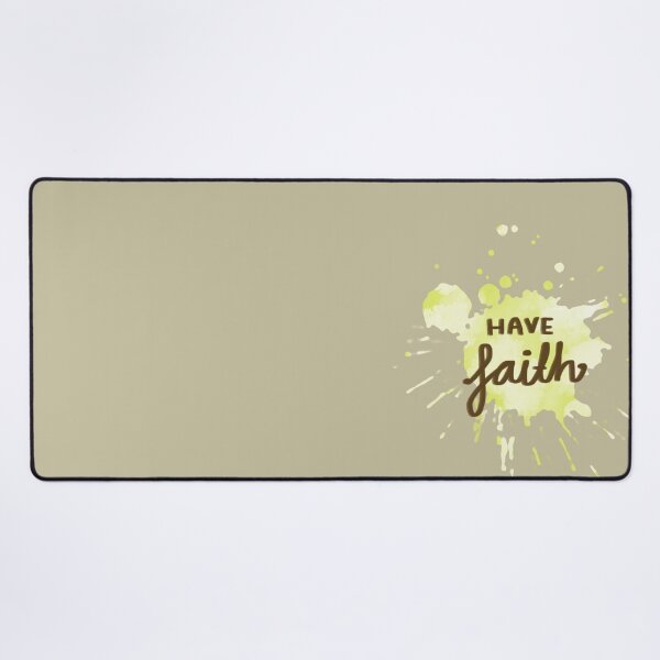Item preview, Have Faith Positive Paint Splatter - Yellow designed and sold by Asha-Art.