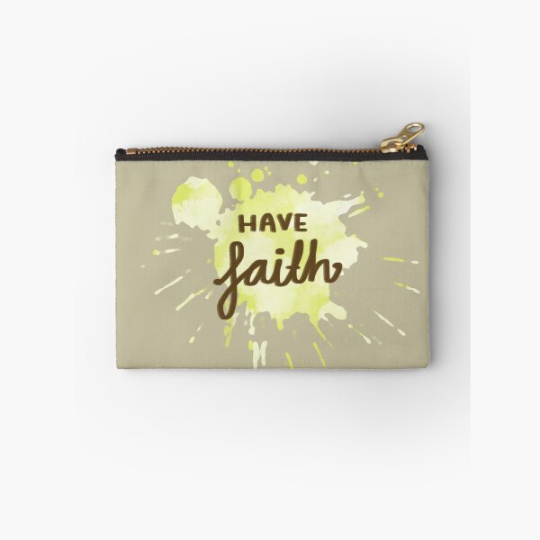 Item preview, Have Faith Positive Paint Splatter - Yellow designed and sold by Asha-Art.