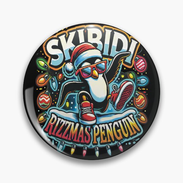 Item preview, Skibidi Rizzmas Penguin Funny Christmas Vibes Gifts  designed and sold by SkymarArt.