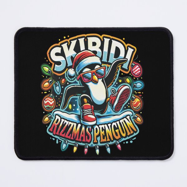 Item preview, Skibidi Rizzmas Penguin Funny Christmas Vibes Gifts designed and sold by SkymarArt.