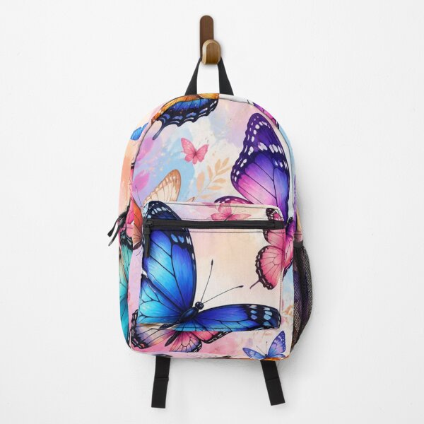 Item preview, Colorful Butterfly Garden Seamless Pattern | Vibrant Floral Nature Design designed and sold by lavanya11.