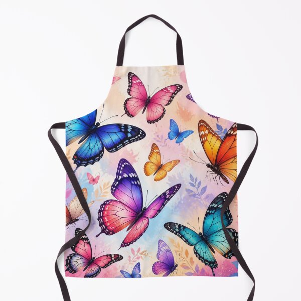 Item preview, Colorful Butterfly Garden Seamless Pattern | Vibrant Floral Nature Design designed and sold by lavanya11.