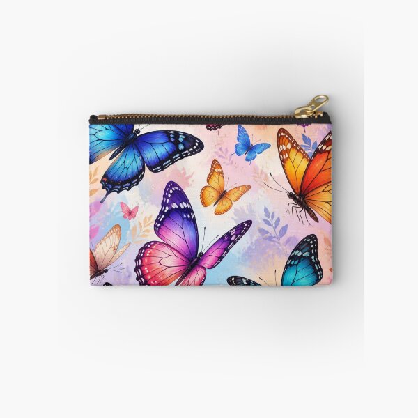 Item preview, Colorful Butterfly Garden Seamless Pattern | Vibrant Floral Nature Design designed and sold by lavanya11.