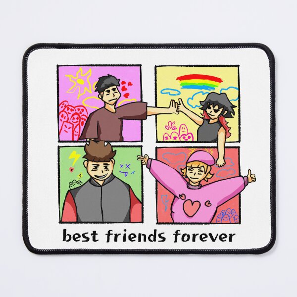 Item preview, The warm friendship of four unique characters designed and sold by Hijunteee.