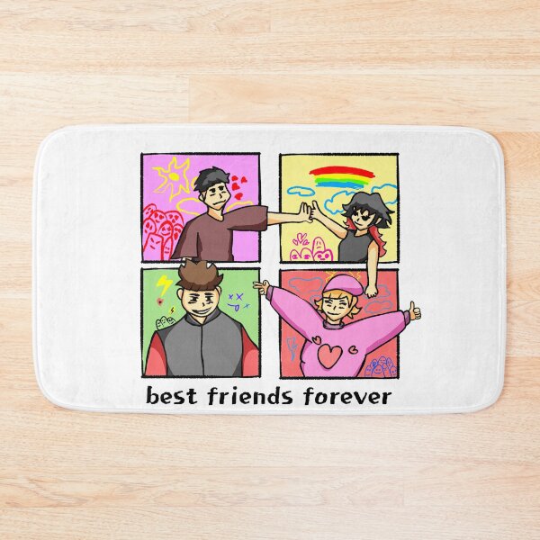 Item preview, The warm friendship of four unique characters designed and sold by Hijunteee.